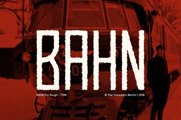 Bahn Thin Font - Featured Image