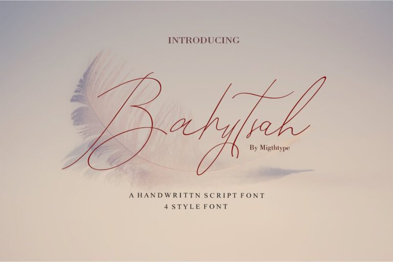 Bahytsah Font - Featured Image