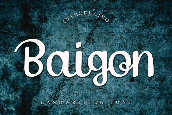 Baigon Font - Featured Image