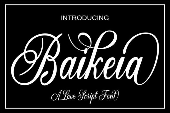 Baikeia Font - Featured Image