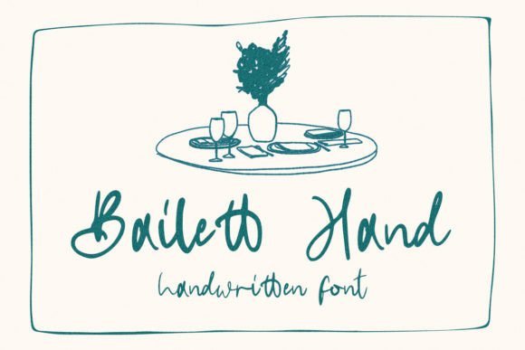 Bailett Hand Font - Featured Image
