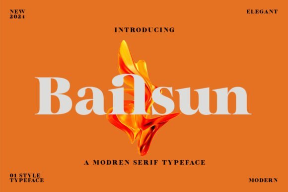 Bailsun Font - Featured Image
