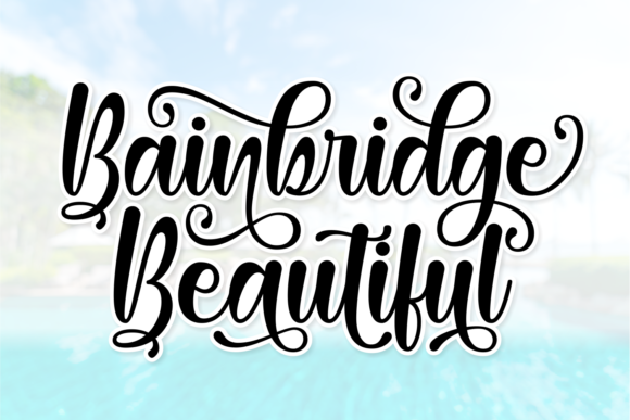 Bainbridge Beautiful Font - Featured Image