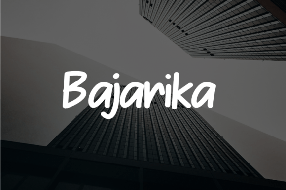 Bajarika Font - Featured Image