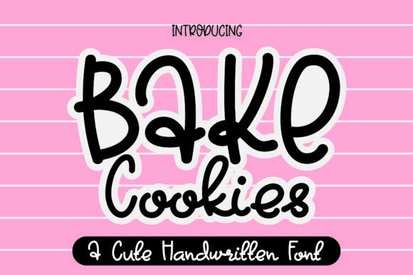 Bake Cookies Font - Featured Image