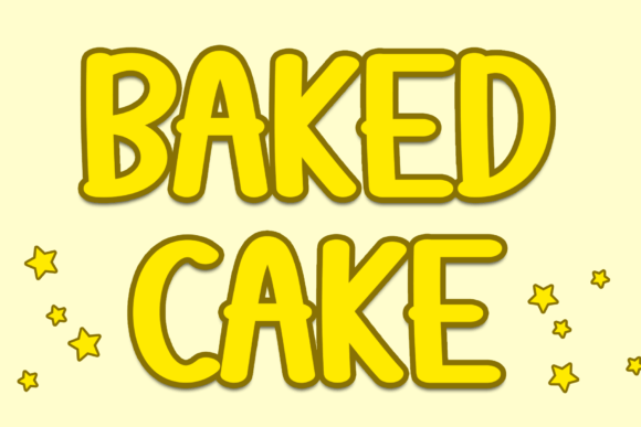 Baked Cake Font - Featured Image
