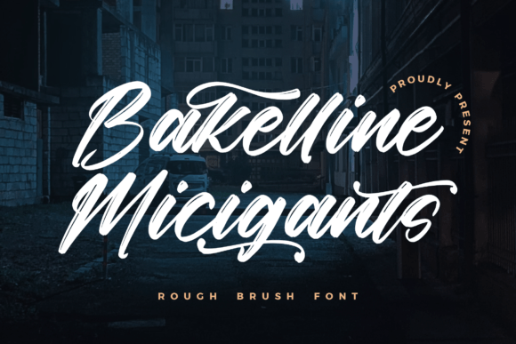 Bakelline Micigants Font - Featured Image