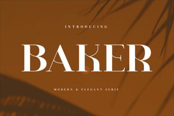 Baker Font - Featured Image