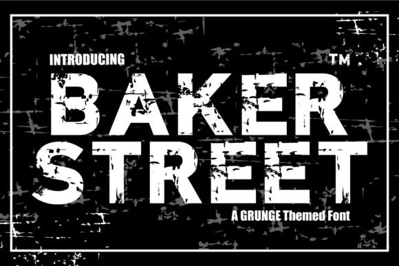 Baker Street Font - Featured Image