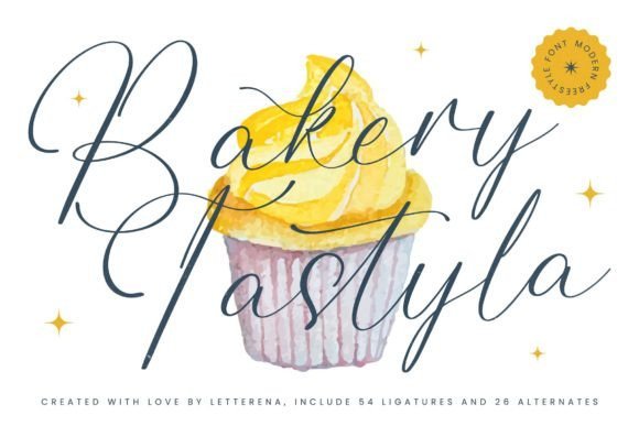 Bakery Tastyla Font - Featured Image