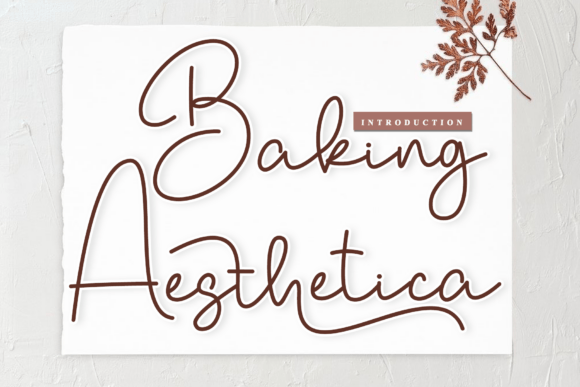 Baking Aesthetica Font - Featured Image