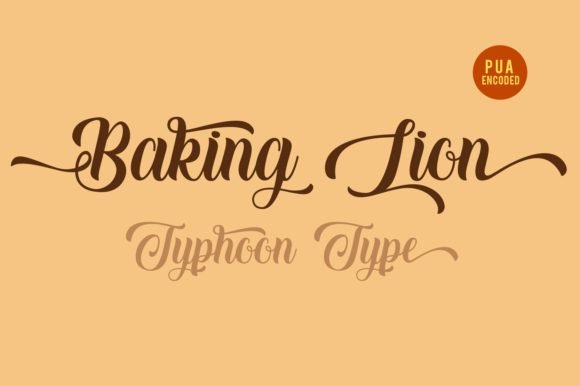 Baking Lion Font - Featured Image