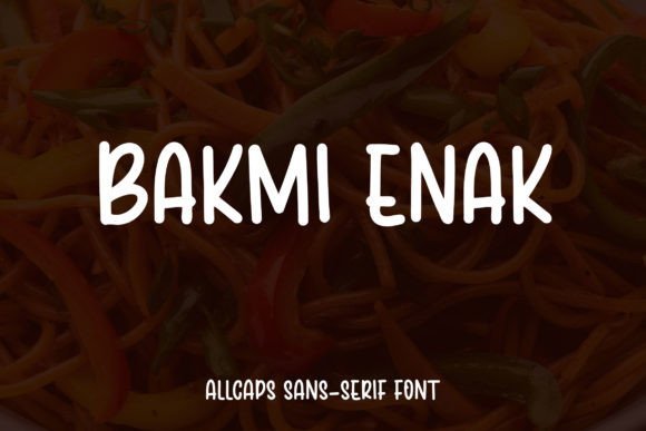 Bakmi Enak Font - Featured Image