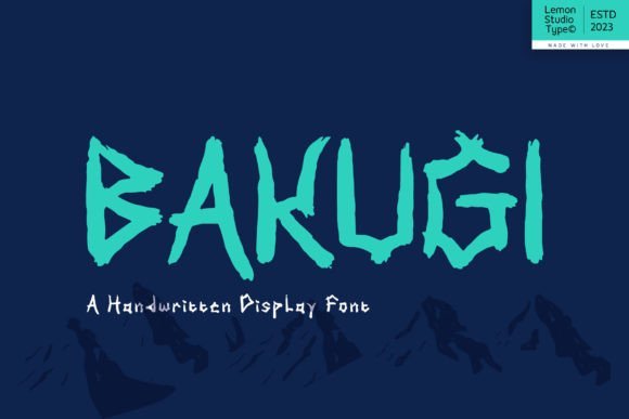 Bakugi Font - Featured Image