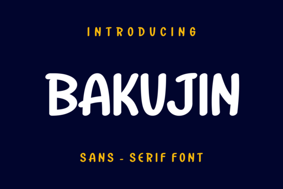Bakujin Font - Featured Image