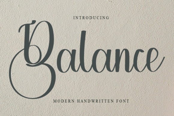 Balance Font - Featured Image