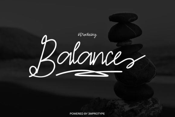 Balance Font - Featured Image