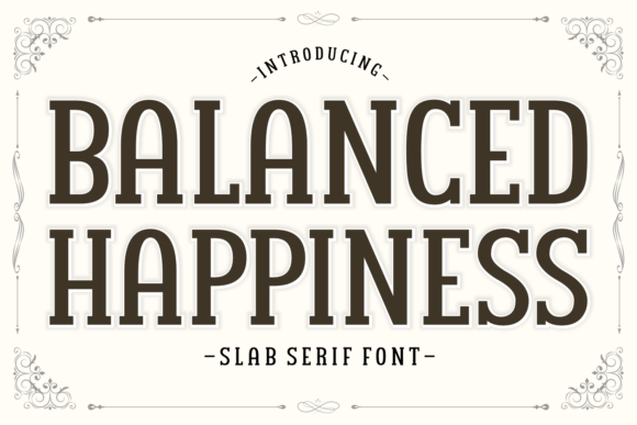 Balanced Happiness Font - Featured Image