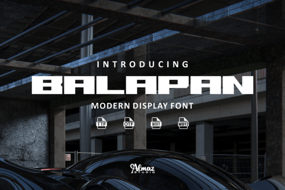 Balapan Font - Featured Image