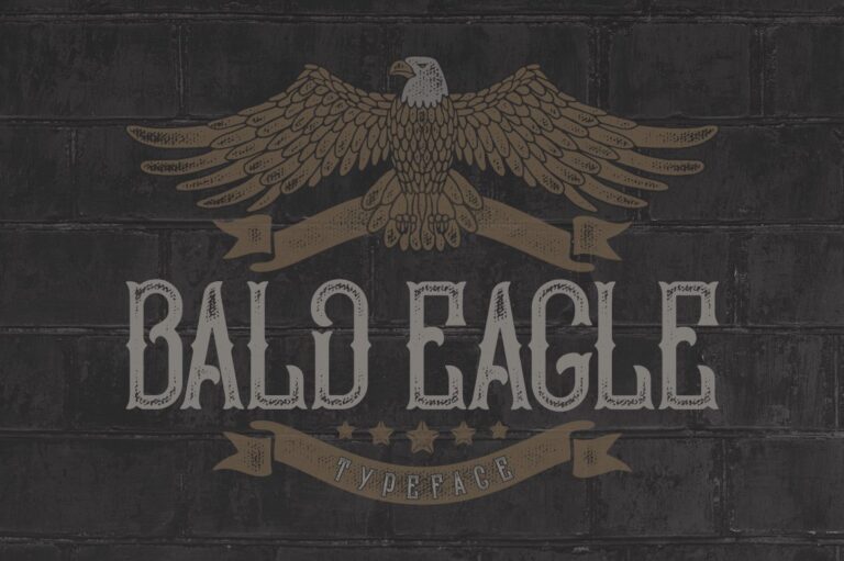 Bald Eagle Font - Featured Image