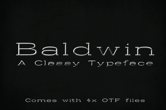 Baldwin Font - Featured Image