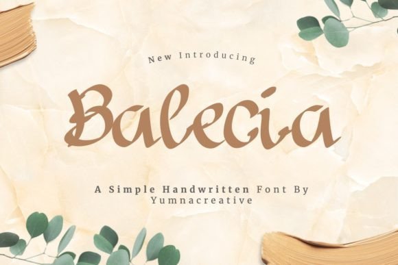 Balecia Font - Featured Image