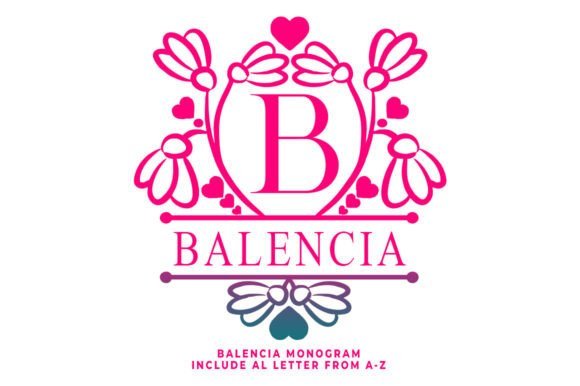 Balencia Monogram Font - Featured Image