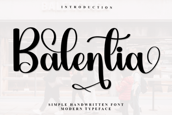 Balentia Font - Featured Image