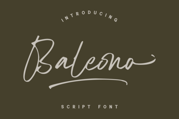 Baleono Font - Featured Image