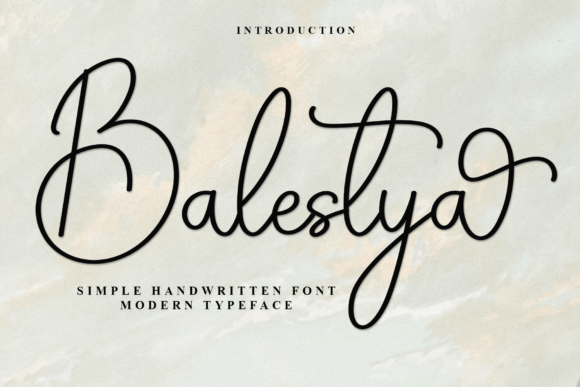 Balestya Font - Featured Image