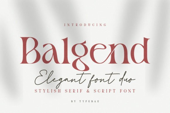 Balgend Font - Featured Image