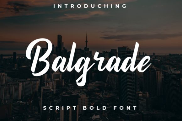 Balgrade Font - Featured Image
