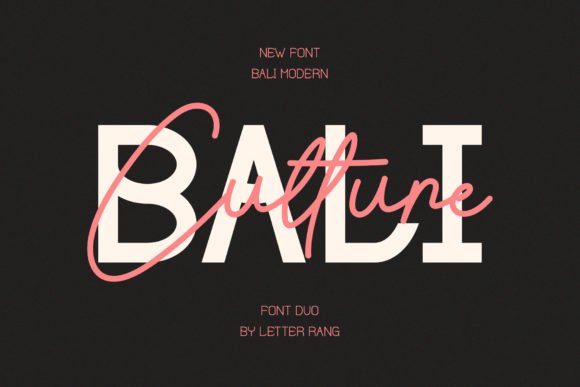 Bali Culture Font - Featured Image