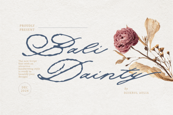 Bali Dainty Font - Featured Image