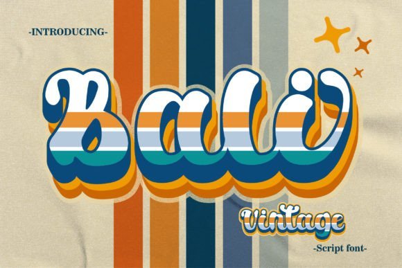 Bali Vintage Font - Featured Image
