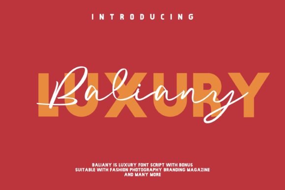 Baliany Script Font - Featured Image