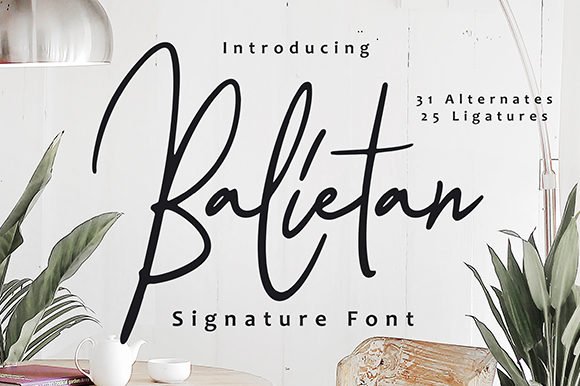 Balietan Font - Featured Image