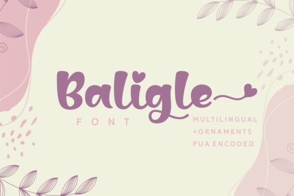 Baligle Font - Featured Image