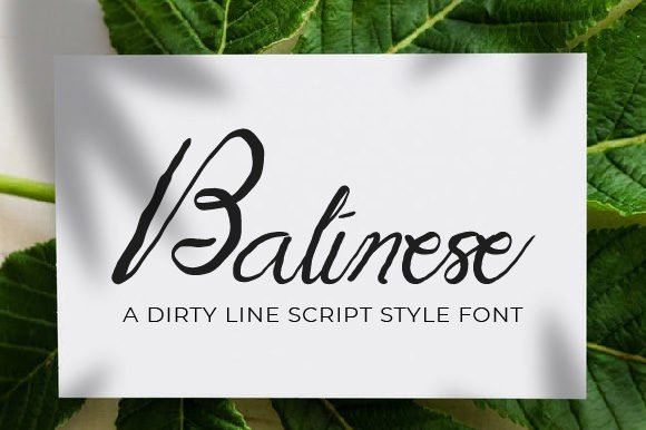 Balinese Font - Featured Image