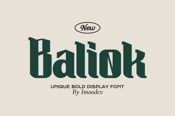 Baliok Font - Featured Image