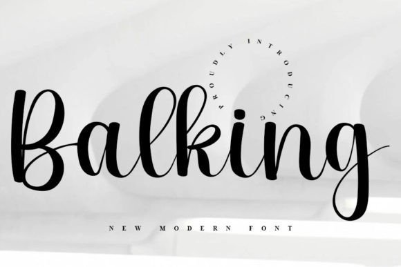 Balking Font - Featured Image