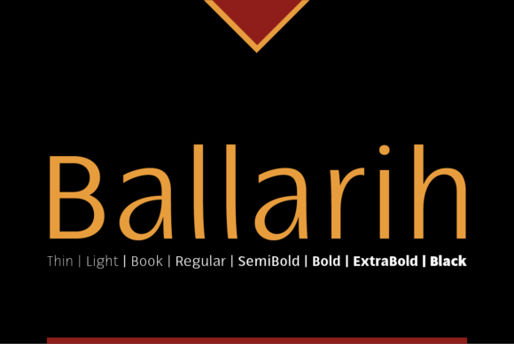Ballarih Family Font - Featured Image