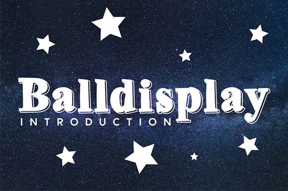 Balldisplay Font - Featured Image