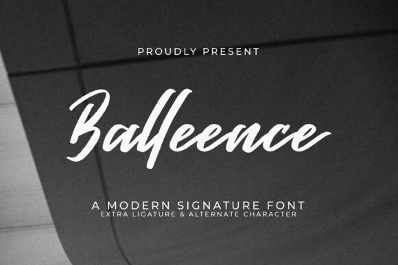Balleence Font - Featured Image