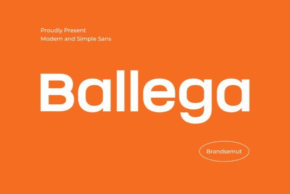 Ballega Font - Featured Image