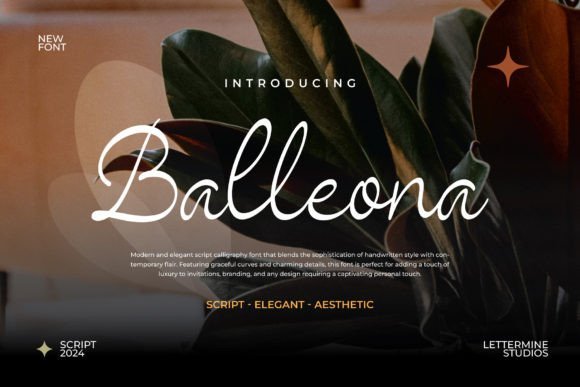 Balleona Font Font - Featured Image