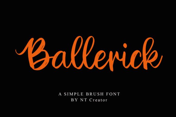 Ballerick Font - Featured Image