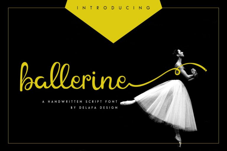Ballerine Font - Featured Image