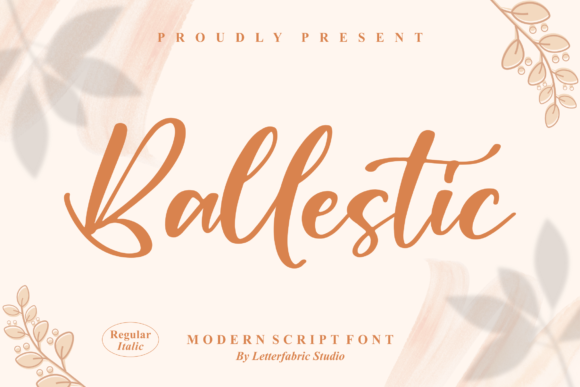 Ballestic Font - Featured Image