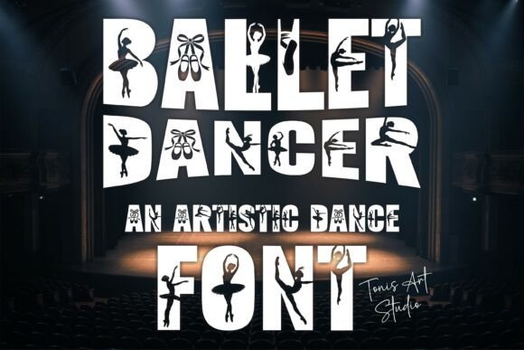 Ballet Dancer Font - Featured Image
